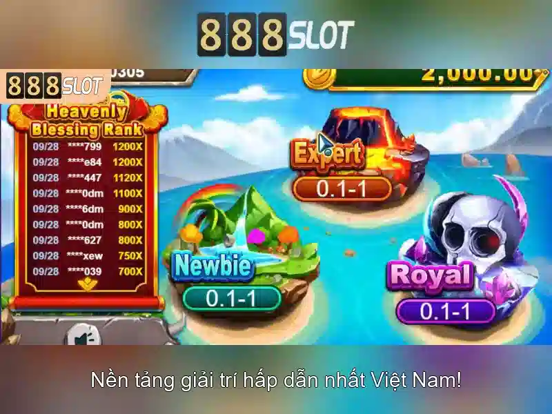 Các trò chơi nổi bật tại 888slot